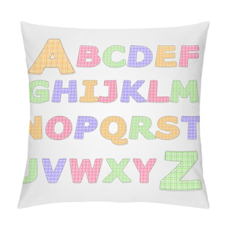 Personality  Alphabet Vector Contrariwise, Vector Illustration  Pillow Covers