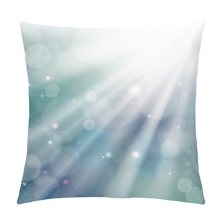 Personality  Bokeh Light Rays Background Pillow Covers