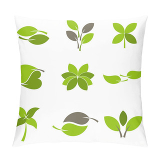 Personality  Logo Leaf Pillow Covers