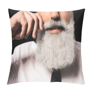Personality  Man Twisting Moustache Pillow Covers