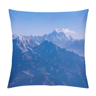 Personality  Rugged Himalayan Mountains In Morning Light Pillow Covers