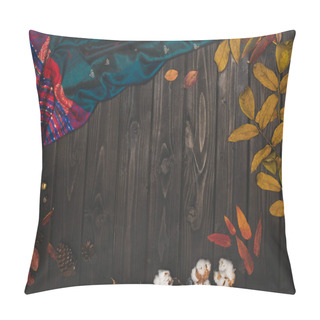 Personality  Autumn Leaves And Fabric  Pillow Covers