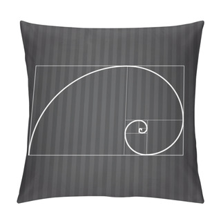 Personality  Golden Ratio - Background Template Pillow Covers