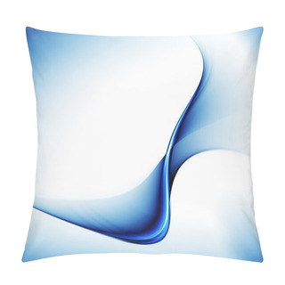 Personality  Blue Abstract Motion Pillow Covers