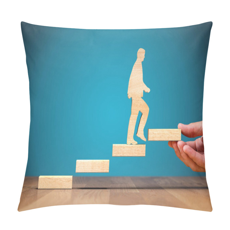 Personality  Coach Motivate To Personal Development And Growth Pillow Covers