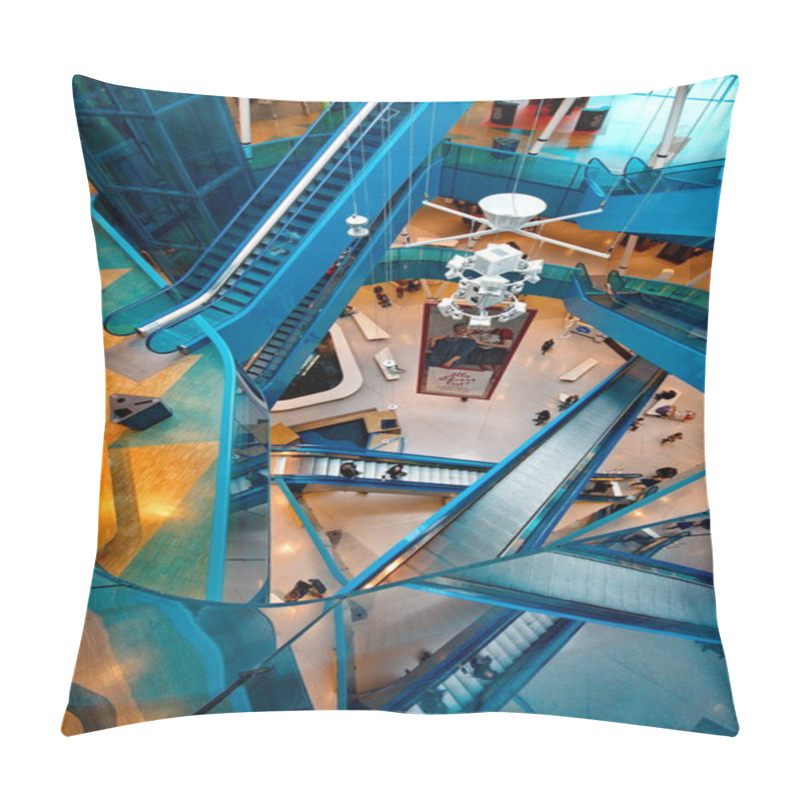 Personality  MALMO, SWEDEN - SEPTEMBER 13: Emporia Shopping Center On Septemb Pillow Covers