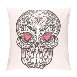 Personality  Cute Mexican Sugar Skull Pillow Covers