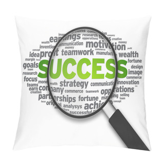 Personality  Magnifying Glass - Success Pillow Covers