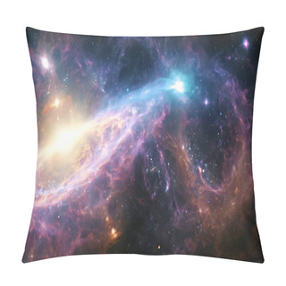 Personality  Nebula And Stars In Space. Science Fiction Background. Elements Of This Image Furnished By Nasa. Pillow Covers