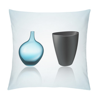 Personality  Illustration Of Vase And Bowl Pillow Covers