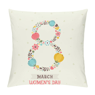 Personality  Greeting Card For Women's Day Celebration. Pillow Covers