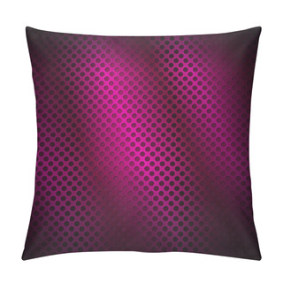 Personality  Abstract Metal Background. Vector Illustration. Pillow Covers