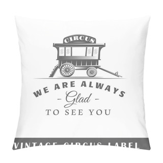 Personality  Circus Label Template Pillow Covers