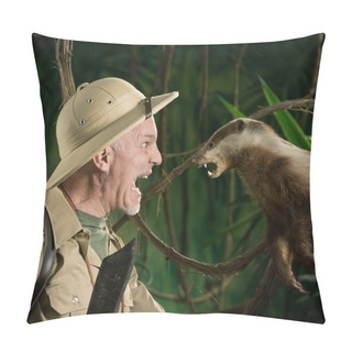Personality  Dangerous Meeting In The Forest Pillow Covers