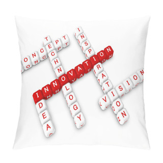 Personality  Crossword Bussiness Innovation Concept Pillow Covers