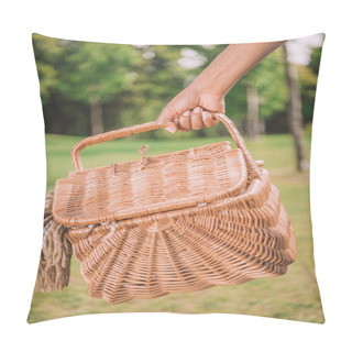 Personality  Wicker Picnic Basket Pillow Covers