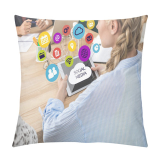 Personality  Social Media Concept  Pillow Covers