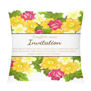 Personality  Abstract Flowers Background Pillow Covers