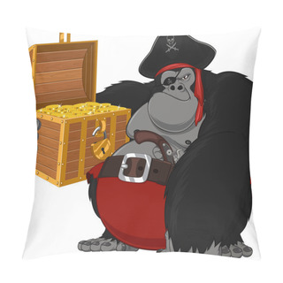 Personality  Gorilla Harsh Pirate Pillow Covers