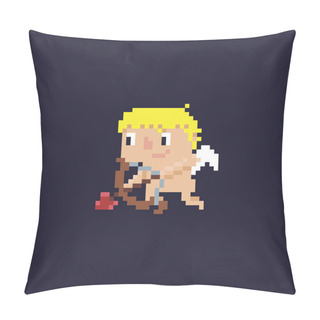 Personality  Pixel Art Cupid Pillow Covers