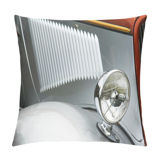 Personality  Old Silver Car Detail Pillow Covers