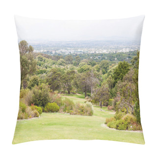 Personality  View Across Kirstenbosch National Botanical Gardens Towards Cape Pillow Covers