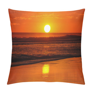 Personality  Beautiful Sunsets Of Playa El Cuco, El Salvador Pillow Covers