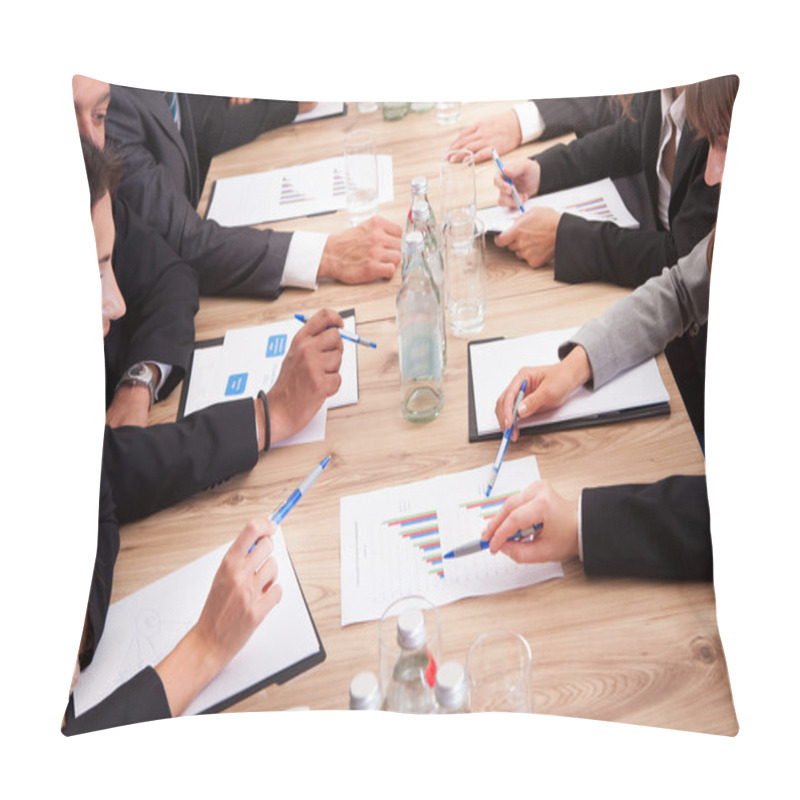 Personality  Businesspeople In Meeting pillow covers