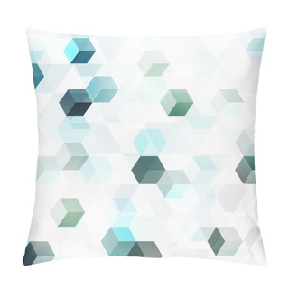 Personality  Technology Cube Seamless Pattern Pillow Covers