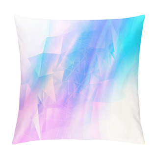 Personality  Beautiful, Modern, Polygonal, Triangles Brght Artistic Backgroun Pillow Covers