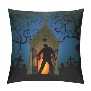 Personality  Zombie And Crypt Pillow Covers