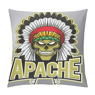 Personality  Apache Mascot Pillow Covers
