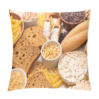 Personality  Selection Of Gluten Free Food  Pillow Covers