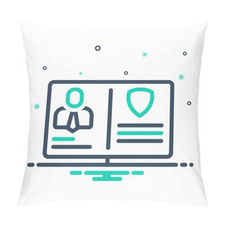 Personality  Mix Icon For Evidence  Pillow Covers