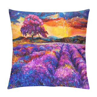 Personality  Lavender Fields Pillow Covers