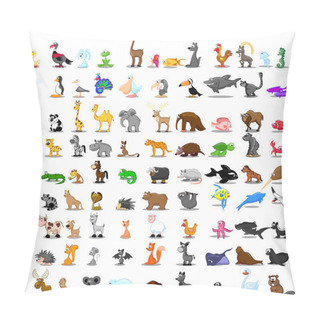 Personality  Set Of Cartoon Animals Pillow Covers