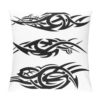 Personality  Abstract Tribal Flames Pillow Covers