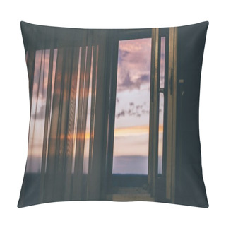 Personality  Look On Sunset Pillow Covers