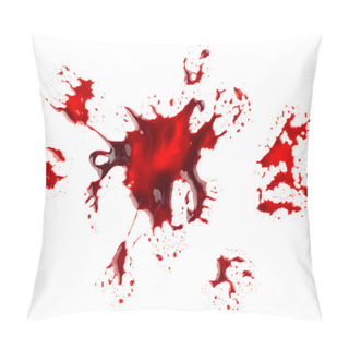 Personality  Big Red Bloodstain Pillow Covers