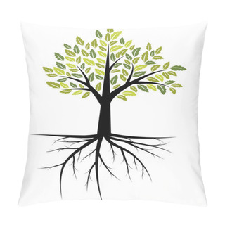 Personality  Tree Illustration Pillow Covers