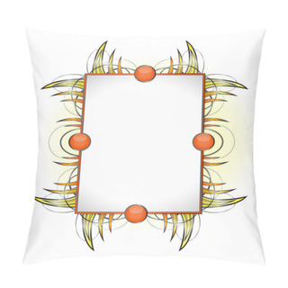 Personality  Abstract Shape With Frame. Pillow Covers