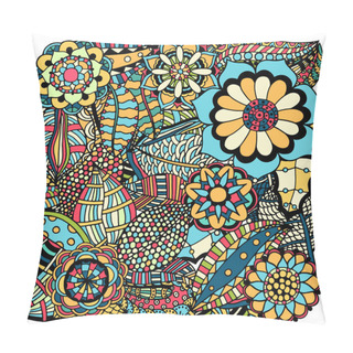 Personality  Floral Zentangle Pillow Covers