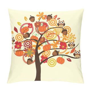 Personality  Fall Tree Pillow Covers