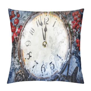 Personality  Christmas Eve And New Years At Midnight Pillow Covers