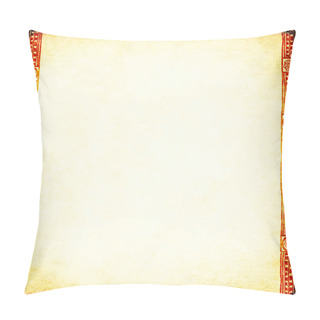 Personality  Grunge Background With American Indian Traditional Patterns Pillow Covers