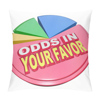 Personality  Odds In Your Favor Pie Chart Advantage Competition Pillow Covers