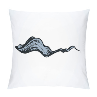 Personality  Stingray. Vector Drawing Pillow Covers