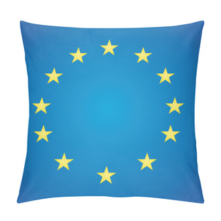 Personality  Flag Of European Union Pillow Covers