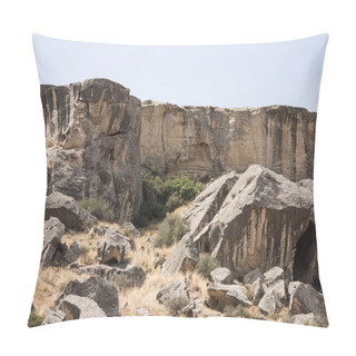 Personality   Open Air Museum Reserve Gobustan Prehistoric Man Camp, Azerbaijan Pillow Covers