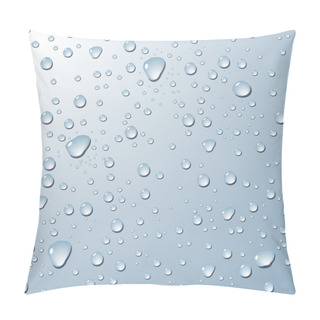 Personality  Background With Water Drops. Pillow Covers